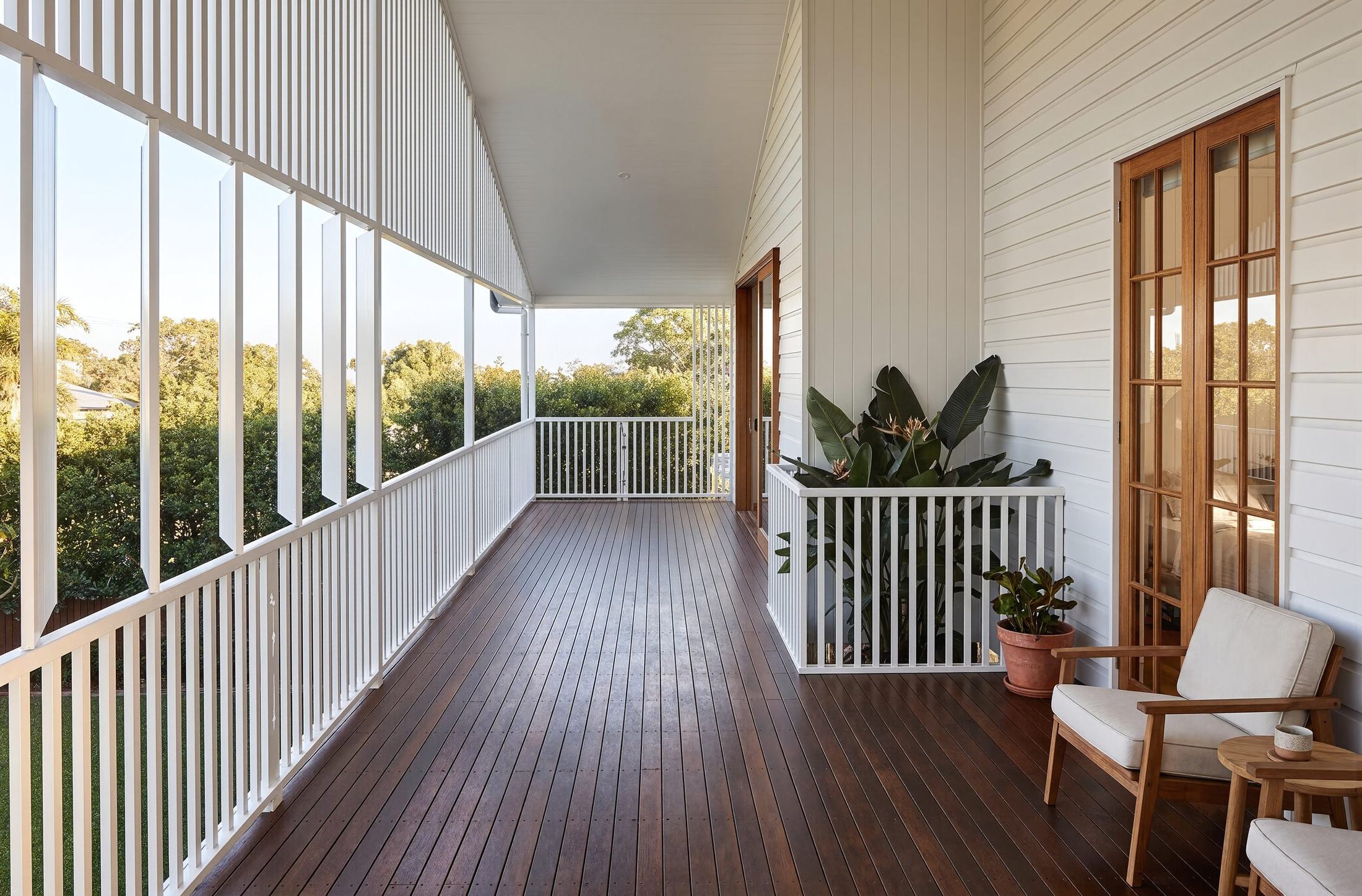 Rear deck