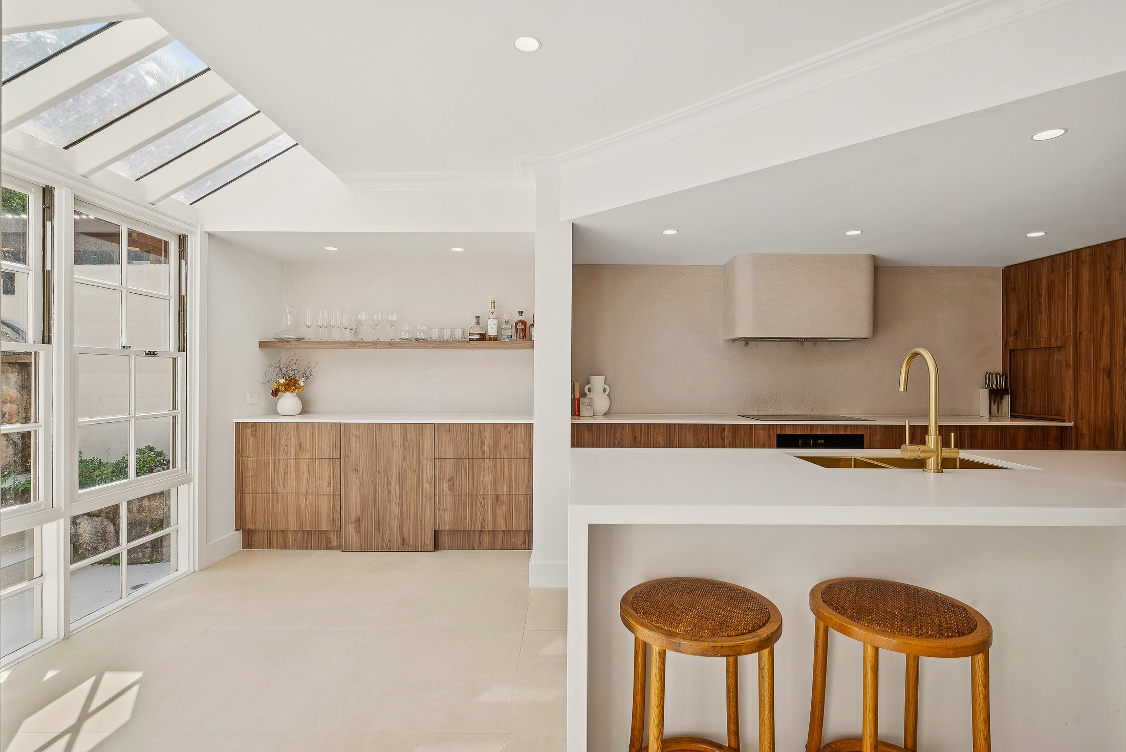 Kitchen from the sunroom