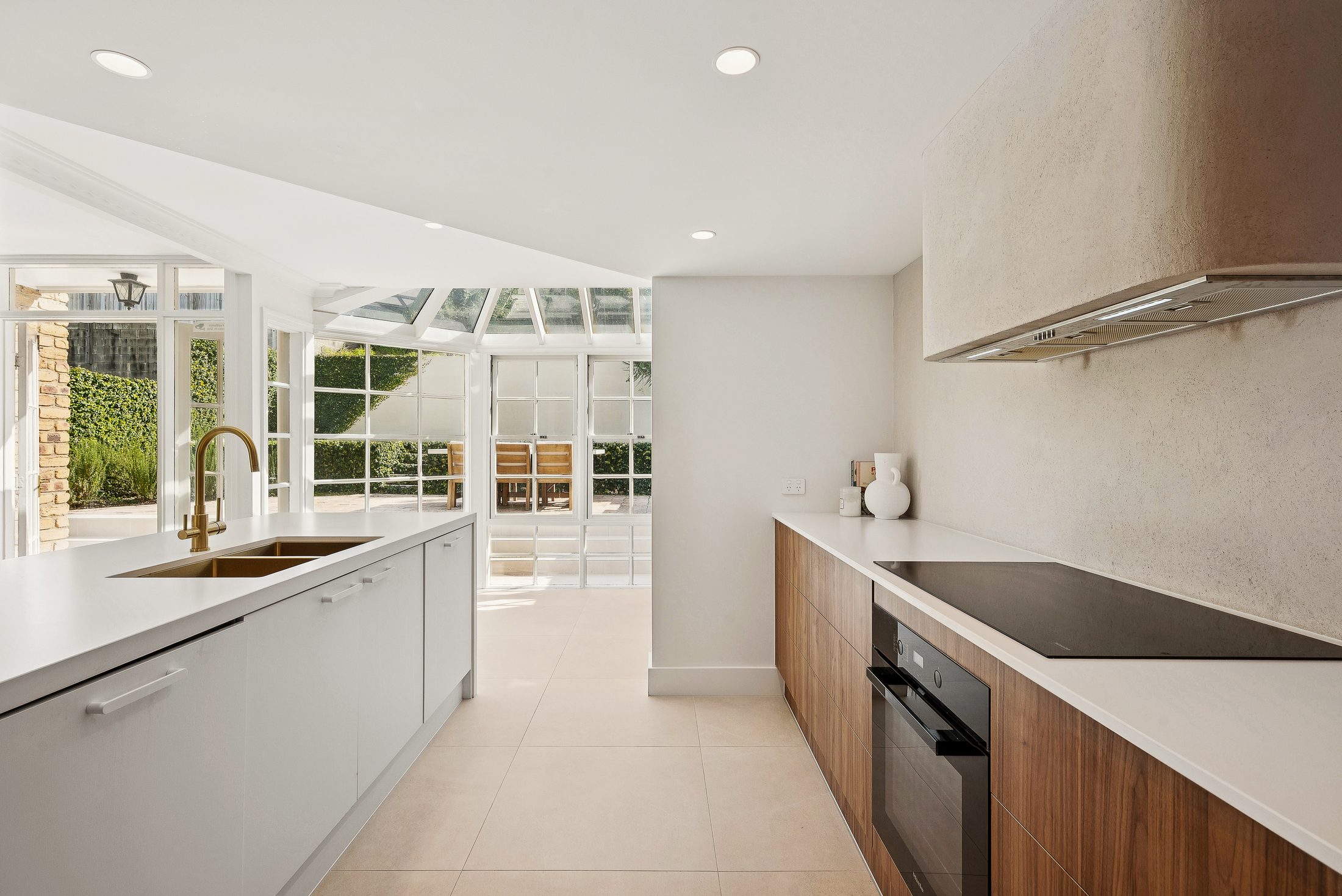Paddington — kitchen looking through to the sunroom